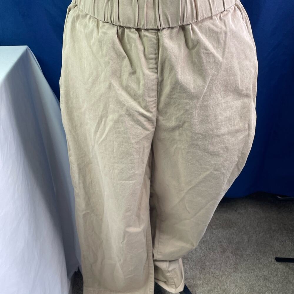 Everlane Tan Elastic Waist Pants Size 10 - Casual & Comfortable
